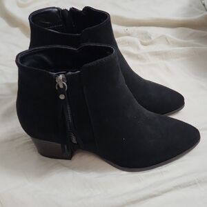 New! Justfab Ketanya Black Western Bootie Size 7.5